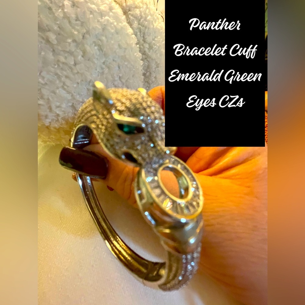 CZs Bracelet Panther